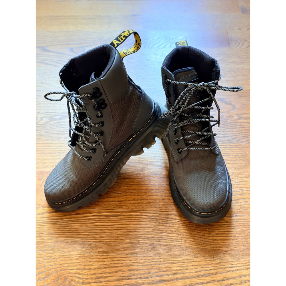 Dr. Martens Tarik Utility Boots Gunmetal Gray Men 7/ Women 8 Combat Punk Retro